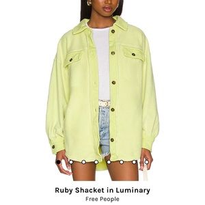 Free people ruby shacket in luminary